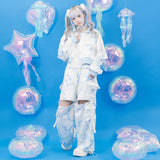 Cyber Jellyfish Cropped Jacket