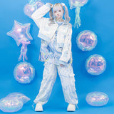Cyber Jellyfish Cropped Jacket