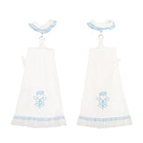Heart Hack Leg Warmers WHITE/PASTEL BLUE