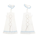 Heart Hack Leg Warmers WHITE/PASTEL BLUE