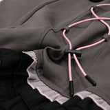 Heart Hack Leg Warmers DARK GRAY/PINK