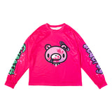 チェックグルーミー L/S Tシャツ
