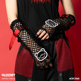 Dark Gloomy Mesh Arm Covers