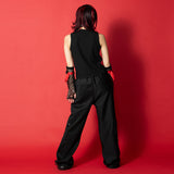 Dark Gloomy Mesh Arm Covers
