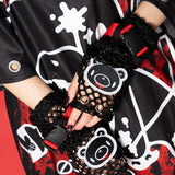 Dark Gloomy Mesh Arm Covers
