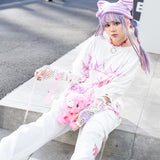 Pastel Gloomy Mesh Pants