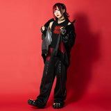 Dark Gloomy Mesh Pants