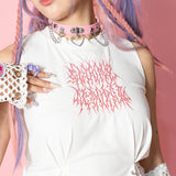 Pastel Gloomy Sleevless Top