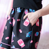 P Menhera-chan Mill Nero Pajamas Short Pants