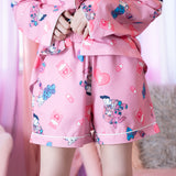 P Menhera-chan Mill Nero Pajamas Short Pants
