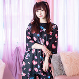 P Menhera-chan Mill Nero T-Shirt