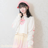 Berry Bunny Long Sleeve Tee