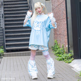 Twin Rabbit Angels Lace Arm Covers *JAPAN SALE ONLY