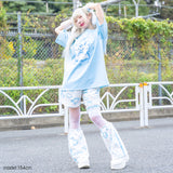 Twin Rabbit Angels Lace Leg Warmers * JAPAN SALE ONLY