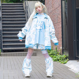 Twin Rabbit Angels Lace Leg Warmers * JAPAN SALE ONLY