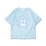 ツインラビットエンジェルス レースT *JAPAN SALE ONLY