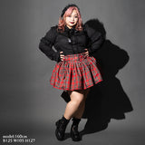 Pleated Pants-Skirt Plus Size