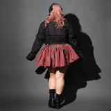 Pleated Pants-Skirt Plus Size
