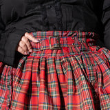 Pleated Pants-Skirt Plus Size