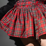 Pleated Pants-Skirt Plus Size