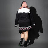 Meow Sailor Hoodie Plus Size
