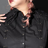 2-Lapel Shirt Plus Size