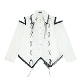2-Lapel Shirt Plus Size