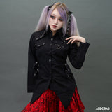 Wベルト シャツ BLACK