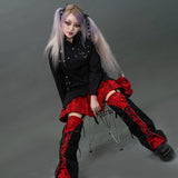 Wベルト シャツ BLACK