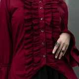 エンビロングブラウス RED
