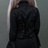 エンビロングブラウス BLACK