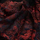 ドラゴンレッグ付きスカート BLACK/RED