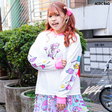 ふわちゃん ロンT (プラスサイズモデルVer.)