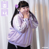 Blood Pack/Pill Bottle Jersey Jacket Pastel Purple (Plus Size Ver.)