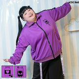 Blood Pack/Pill Bottle Jersey Jacket Purple (Plus Size Ver.)