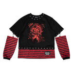 BLACK/RED