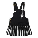 ピアノ ジャンパースカート BLACK