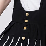 ピアノ ジャンパースカート BLACK