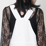 ピアノ ジャンパースカート WHITE