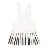 ピアノ ジャンパースカート WHITE