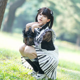 ピアノ ジャンパースカート WHITE