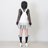 ピアノ ジャンパースカート WHITE
