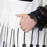 ピアノ ジャンパースカート WHITE