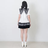 Piano Attached Collar Black