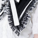 Piano Attached Collar Black