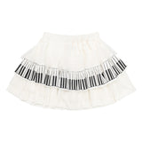 Piano 4-layers Skirt White