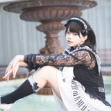 Piano 4-layers Skirt White