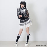 Piano 4-layers Skirt White