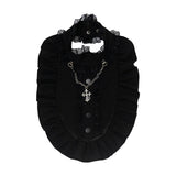 Dark Abyss Cross Detachable Collar