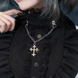 Dark Abyss Cross Detachable Collar